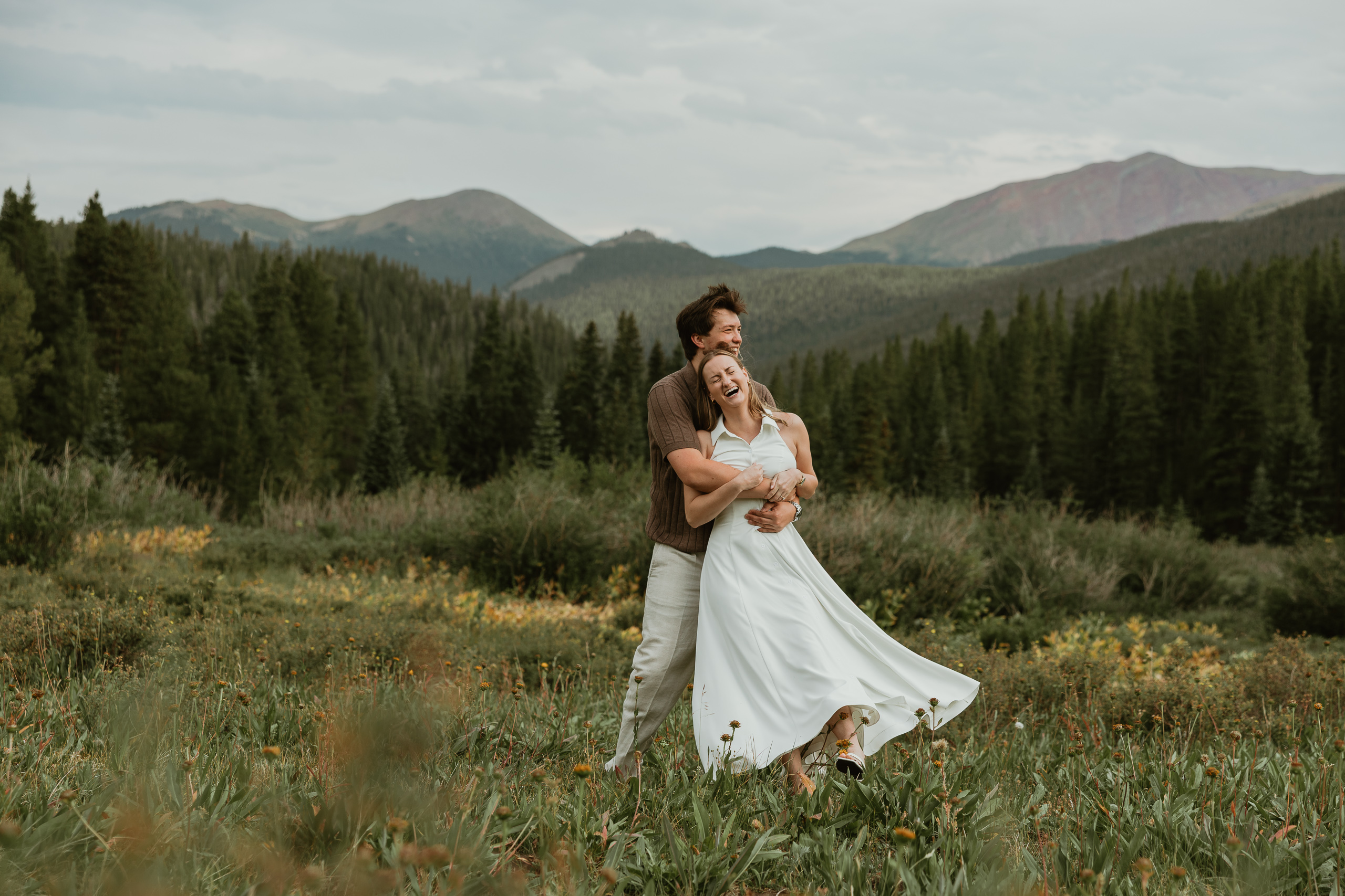 Colorado Engagement Session in Boreas Pass